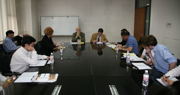 斯坦福大学教授约翰·刘易斯和罗伯特·卡林访问中心并做讲座1.JPG